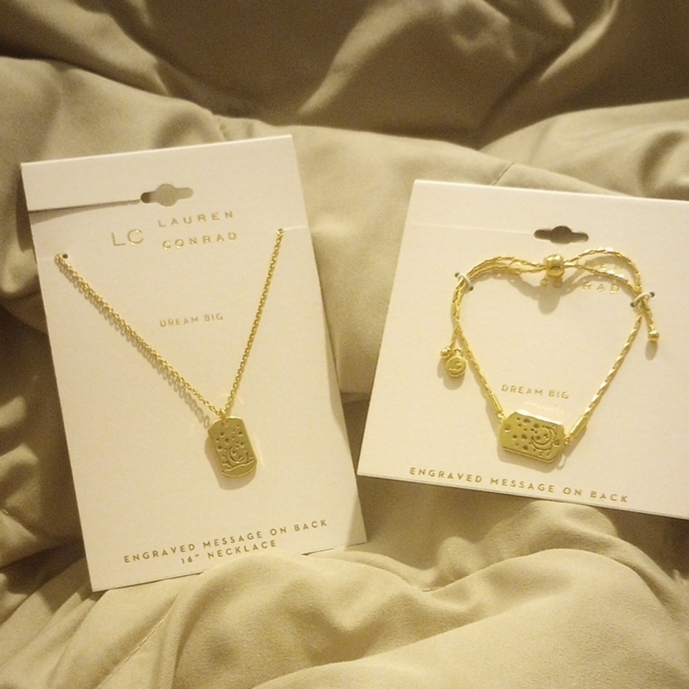 Lauren Conrad, Dream Big, Necklace And Bracelet Set, NWT